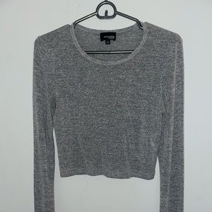Wilfred free long sleeve grey shirt